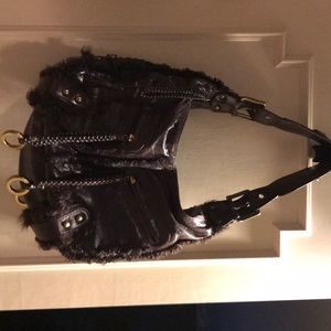Dark chocolate bag with sheep trim